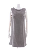 デコルテビジュースウェードワンピース/キャメル