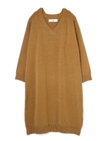 バルキーハイゲージニットワンピース/ベージュ(040)