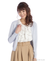 花柄7分アンサンブル/ベージュ