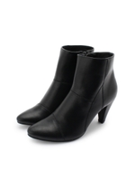 パッチワーク風ショートブーツ/ベージュ(652)