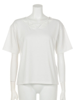 ネックカットTOPS/KHAKI