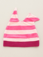 ラビ・ワォ オリジナルベロアボーダー 帽子/ピンク