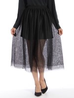 チュールペチパンツ付スカート/Aガラ