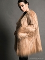 [GREED]LONG FUR Long Coat/BROWN