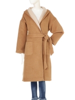 Ｗフェイスフーデットコート/グレー(020)