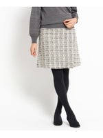 ラメツイードスカート/ライトベージュ(451)