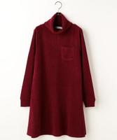 タートルネックワンピース