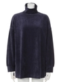 【BED&BREAKFAST】STRETCH VELOUR Tunic/BLUE