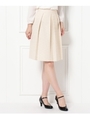 ラメツイードAラインスカート/ベージュ(052)