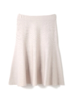 《B ability》ウールミラノリブスカート/ベージュ(041)