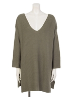 【ANAP】Vネックサイドあきワンピース/BE.PK