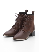 レースアップショートブーツ/BL/BL