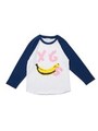 B/B TEE BANANA FACE (12M〜3T)/ネイビー