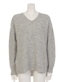 アルパカＶネックＫＴ/グレー