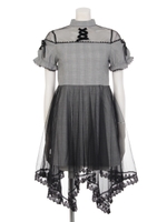 DR リボンチェックO/P/ピンク