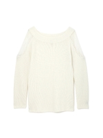 《EDIT COLOGNE》アンゴラ混ボートネックニット/グレー(021)