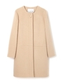 ビーバーロングコート/ベージュ(040)