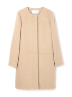 ビーバーロングコート/ベージュ(040)