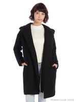 軽量ウール3WAYコート/クロ