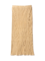 スウェード調Ｉラインスカート/ピンク(090)