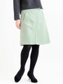 ウール台形スカート/ミント
