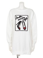 【ANAP】ハートパンプスチュール刺繍ワンピース/GRY