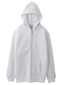 MESSAGE SWEAT ZIP HOODIE/ホワイト