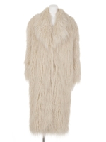 [GREED]SHORT FUR Long Coat/IVORY