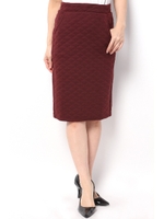 【AZUL by moussy】キルティングサイド切替タイトスカート/BLD