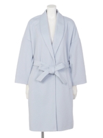 【chille anap】フェイクウールガウンコート/SAX