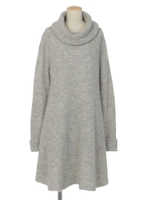 アルパカオフタートルワンピ/オフホワイト