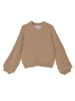 【sw】ゆるニットブルゾン/ピンク