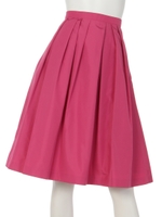 スプリングカラータックスカート/濃ピンク