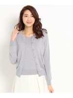 ラメ混アンサンブルニット/ライトグレー(011)