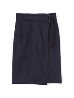 《WEB限定商品》エルモザスエードスカート/ネイビー(120)