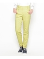 裏起毛ボンディングスリムパンツ/レモンイエロー(031)