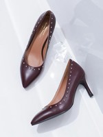 スタッズパンプス/ブラック