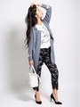 ニットロングジャケット[DRESS]/オフホワイト