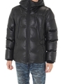 【AZUL by moussy】合皮中綿ブルゾン/BLK