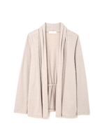 ◆大きいサイズ◆ＨＬリバースムースカットソーカーディガン/ネイビー(120)