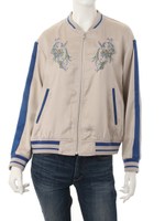 刺繍スカジャン/ピンク