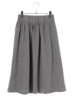 カットギャザースカート/ダークグリーン