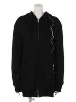 ヘッドフォンmusicパーカ/ブラック