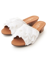 レースサンダル/ホワイト