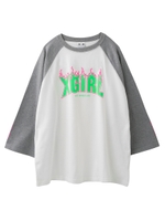 FLAME LOGO BIG B/B TEE/ブラック