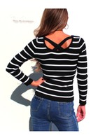 【LATINA】バッククロボーダートップス/WH