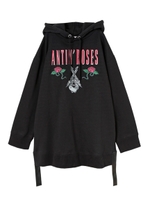 ピストルローズ刺繍ワンピース/ピンク