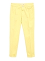 カラーテーパードパンツ/ライトイエロー