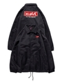 BOX LOGO COACH JACKET/ブラック