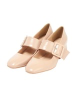 【an another angelus】バックル使いパンプス/BLACK